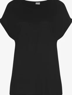 LASCANA T-Shirts<T-shirt à manches courtes encolure ronde