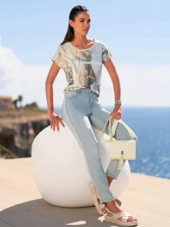 Rick Cardona T-Shirts<T-shirt à manches courtes imprimé