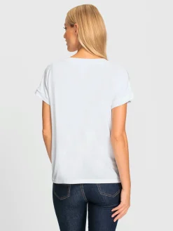 Rick Cardona T-Shirts<T-shirt à manches courtes imprimé à effet 3d