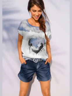 Rick Cardona T-Shirts<T-shirt à manches courtes look tendance