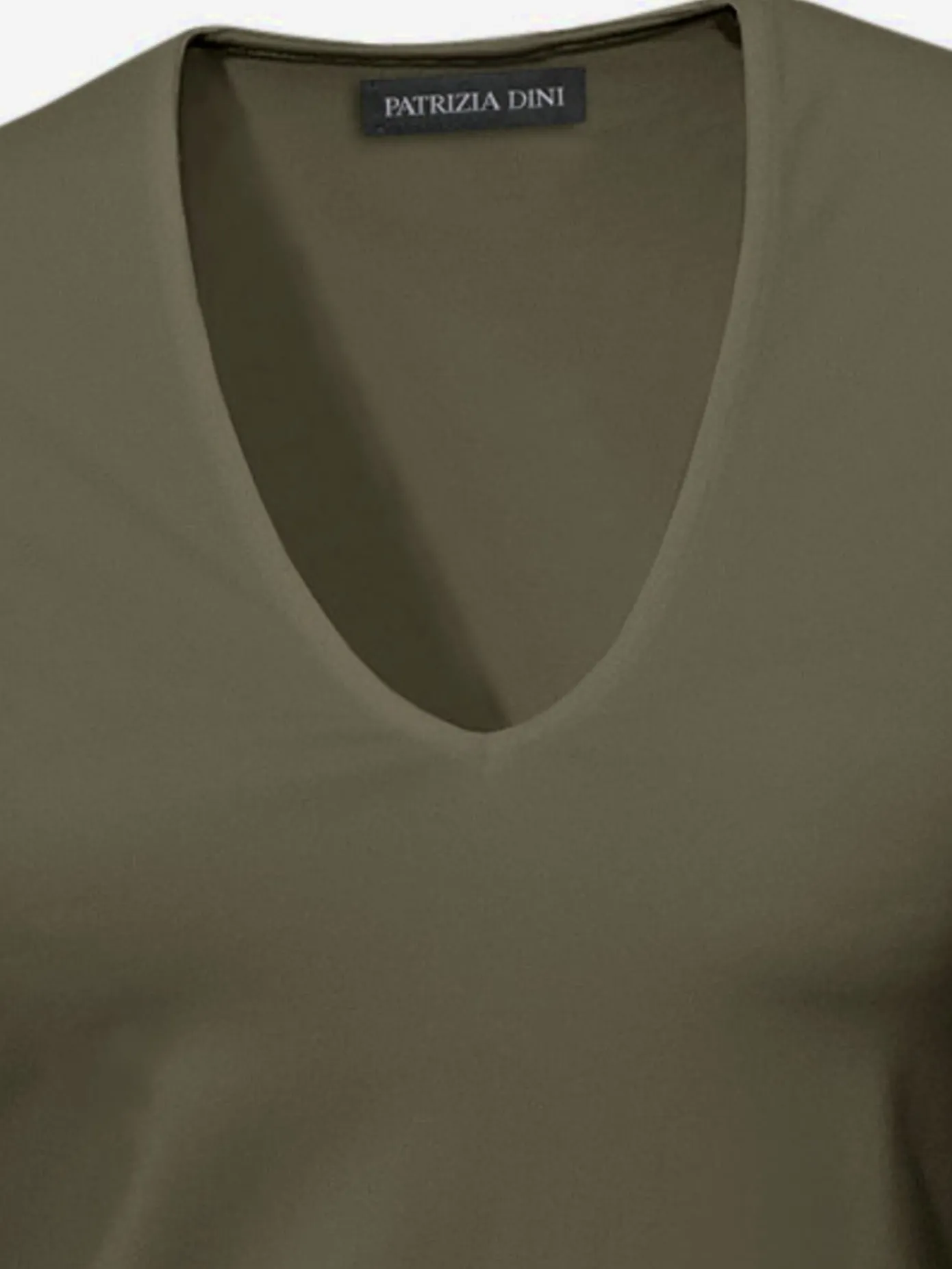 Ashley Brooke T-Shirts<T-shirt à manches courtes manches mi-longues et encolure en v féminine