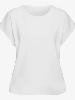 Vivance T-Shirts<T-shirt à manches courtes motif jacquard discret