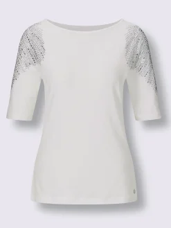 CREATION L PREMIUM Tenues De Cérémonie|T-Shirts<T-shirt à manches courtes mélange coton et lyocell de qualité