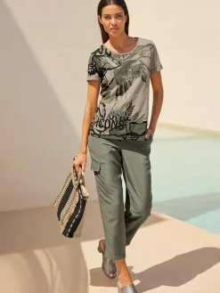 Rick Cardona T-Shirts<T-shirt à manches courtes motifs floraux