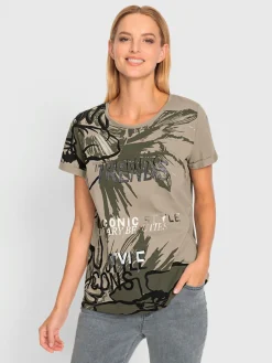 Rick Cardona T-Shirts<T-shirt à manches courtes motifs floraux