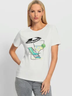 Rick Cardona T-Shirts<T-shirt à manches courtes motif imprimé devant