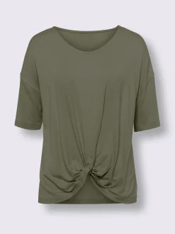 Best Connection T-Shirts<T-shirt à manches courtes nœud décoratif tendance