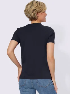 T-Shirts<T-shirt à manches courtes pur coton