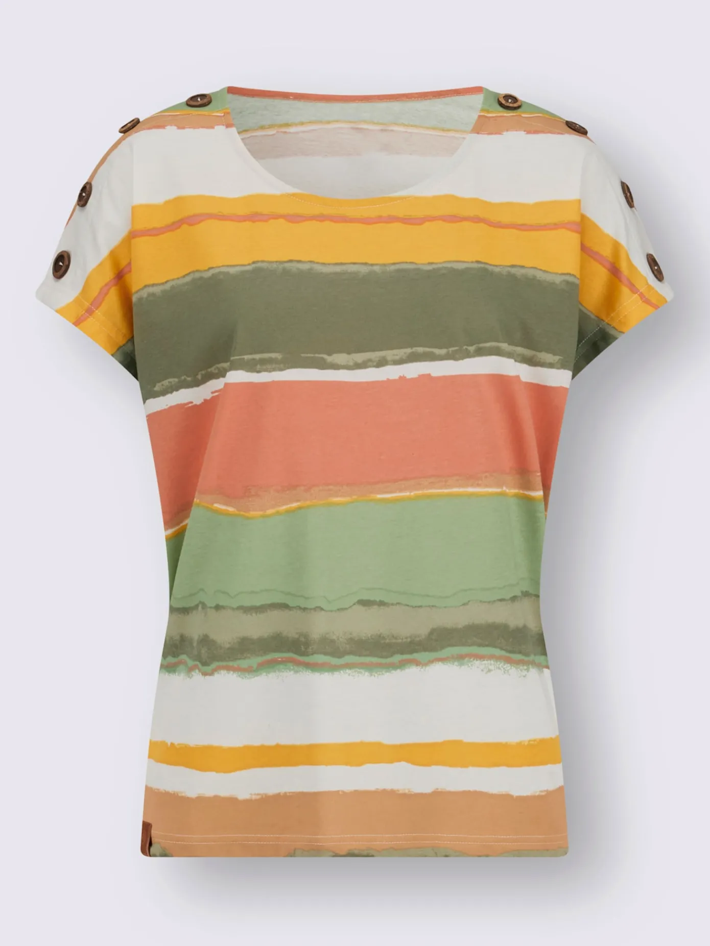 Collection L T-Shirts<T-shirt à manches courtes pur coton