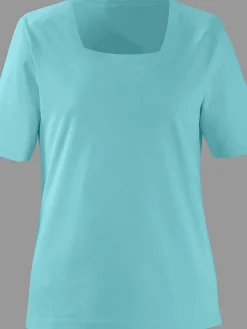 T-Shirts<T-shirt à manches courtes pur coton