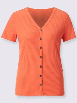 Collection L T-Shirts<T-shirt à manches courtes qualité viscose extensible souple