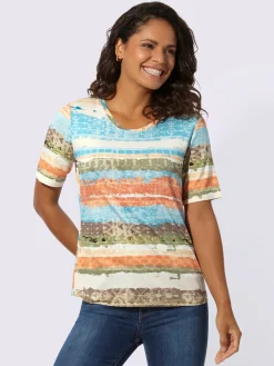 Collection L T-Shirts<T-shirt à manches courtes qualité viscose douce