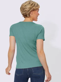 Collection L T-Shirts<T-shirt à manches courtes qualité viscose extensible souple