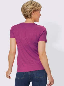 Collection L T-Shirts<T-shirt à manches courtes qualité viscose extensible souple