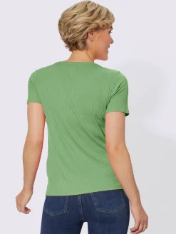 Collection L T-Shirts<T-shirt à manches courtes qualité viscose extensible souple