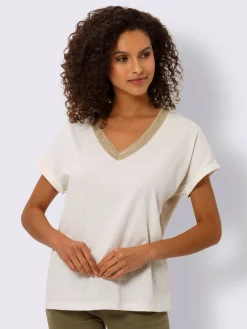 Linea Tesini T-Shirts<T-shirt à manches courtes ruban à l'encolure