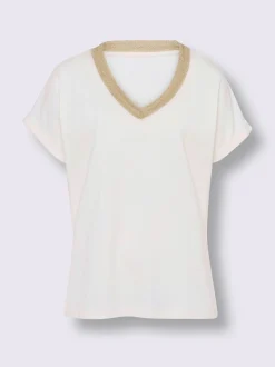 Linea Tesini T-Shirts<T-shirt à manches courtes ruban à l'encolure