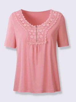 T-Shirts<T-shirt à manches courtes superbe broderie