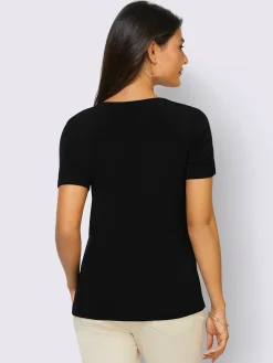 Creation L Tenues De Cérémonie|T-Shirts<T-shirt à manches courtes superbe encolure