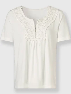 T-Shirts<T-shirt à manches courtes superbe broderie