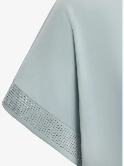 LASCANA T-Shirts<T-shirt à manches courtes strass scintillants à l'ourlet des manches pour un look élégant