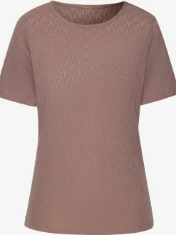 Vivance T-Shirts<T-shirt à manches courtes tricot fin ajouré