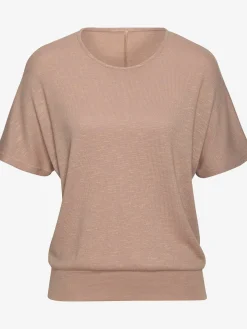 Vivance T-Shirts<T-shirt à manches courtes tricot fin particulièrement doux