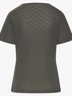 Vivance T-Shirts<T-shirt à manches courtes tricot fin ajouré