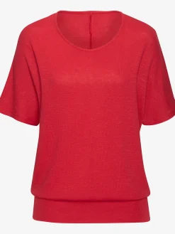 Vivance T-Shirts<T-shirt à manches courtes tricot fin particulièrement doux