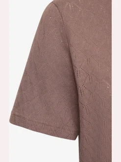 Vivance T-Shirts<T-shirt à manches courtes tricot fin ajouré