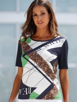 T-Shirts<T-shirt à manches courtes viscose