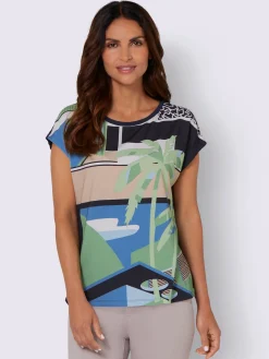 T-Shirts<T-shirt à manches courtes viscose