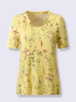 T-Shirts<T-shirt à manches courtes viscose douce et fluide