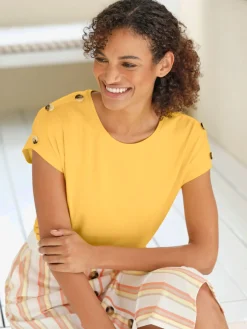 Collection L T-Shirts<T-shirt à manches courtes viscose