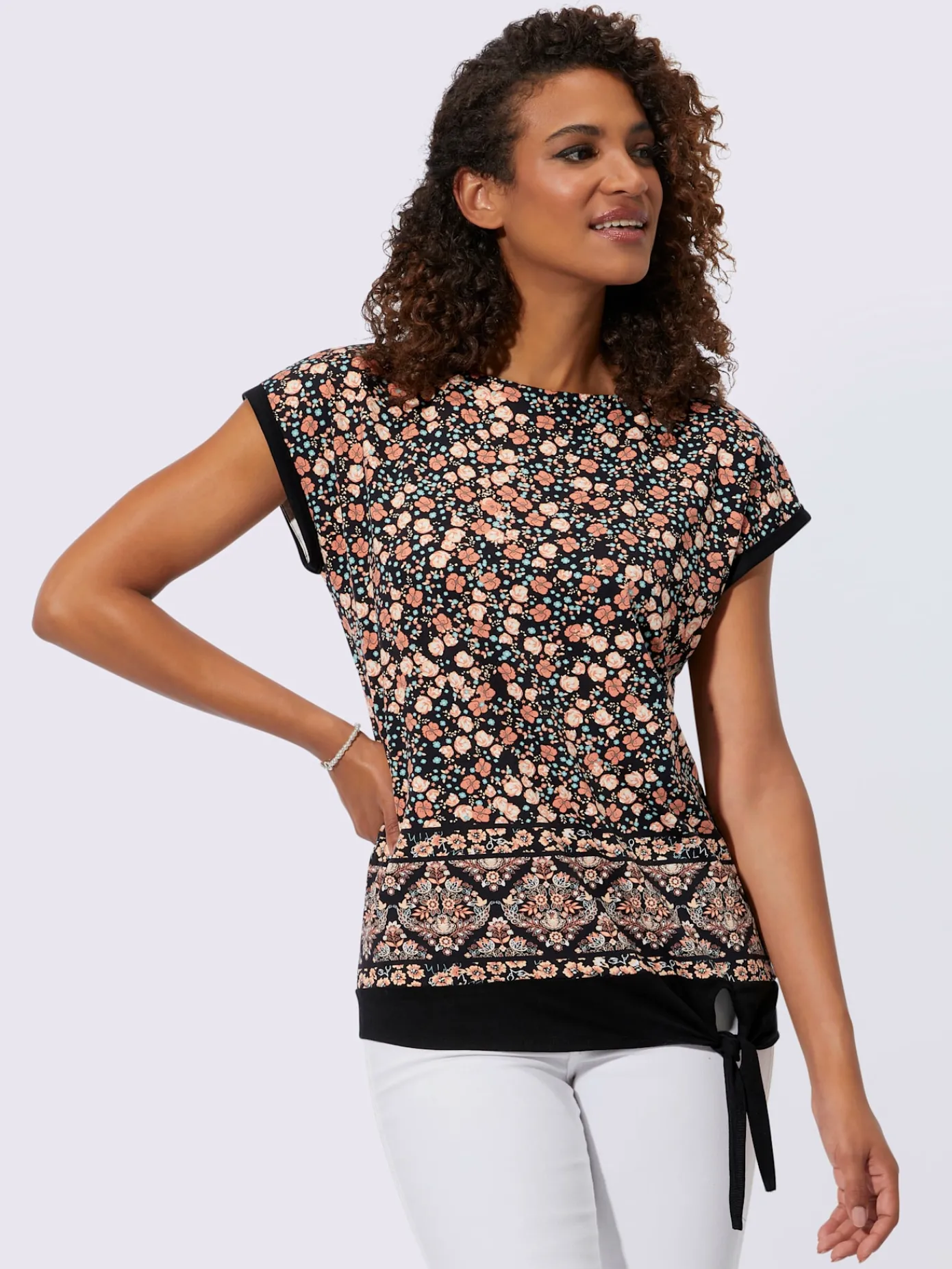 T-Shirts<T-shirt à manches courtes viscose (ecovero)