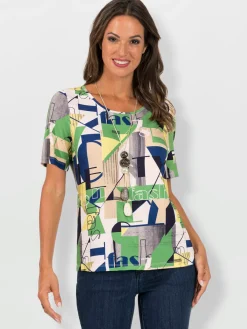 T-Shirts<T-shirt à manches courtes viscose