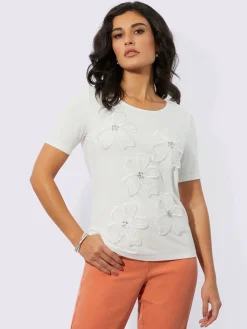 Creation L T-Shirts<T-shirt à manches courtes viscose