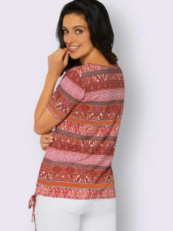 T-Shirts<T-shirt à manches courtes viscose