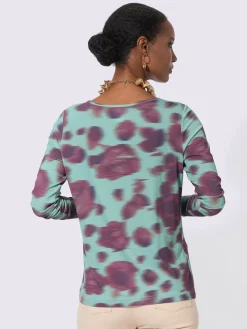 Creation L T-Shirts<T-shirt à manches longues 95% viscose (ecovero)