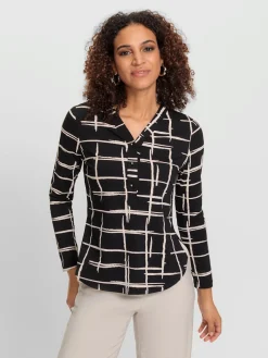 T-Shirts<T-shirt à manches longues 95% coton