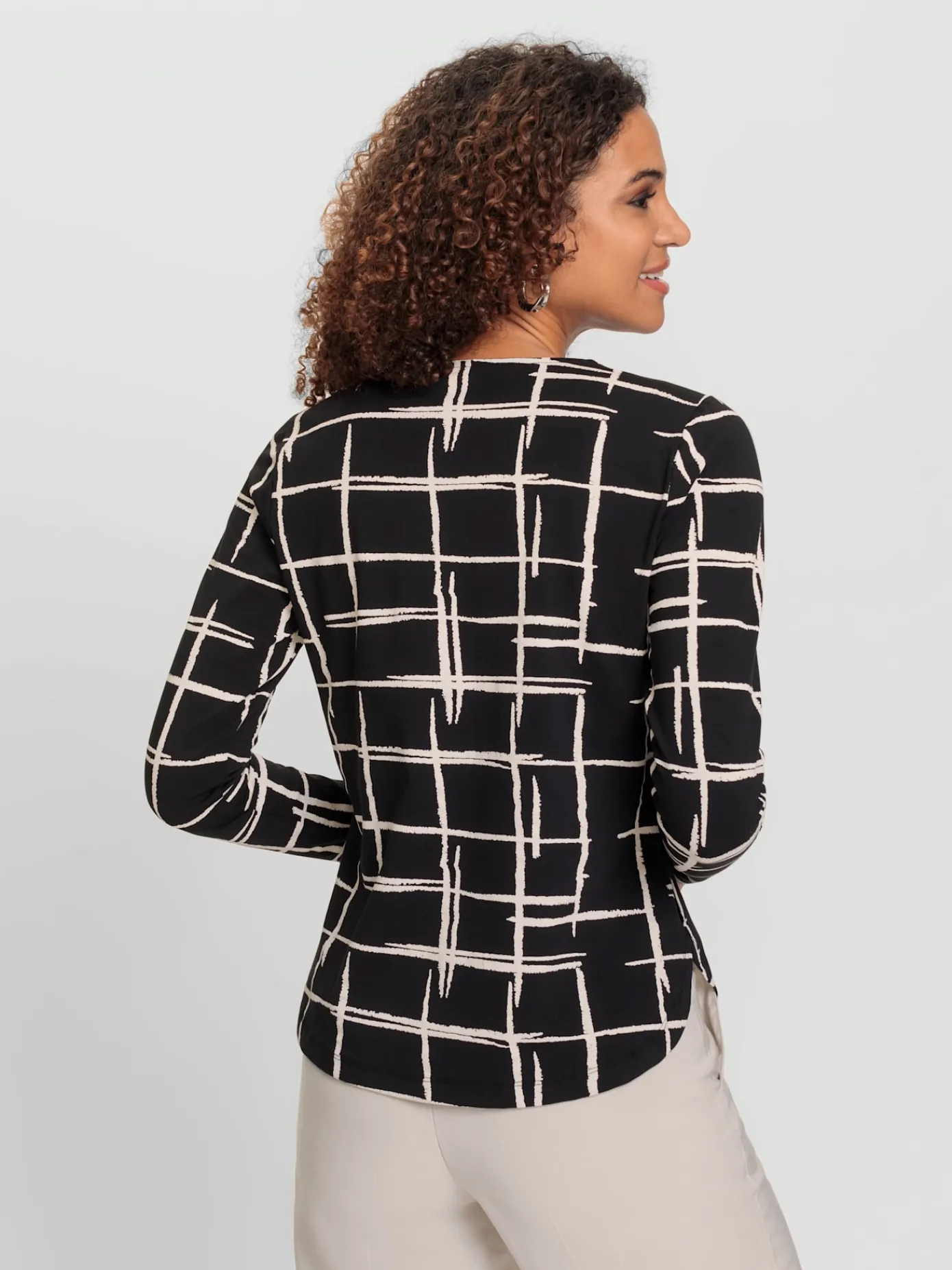 T-Shirts<T-shirt à manches longues 95% coton