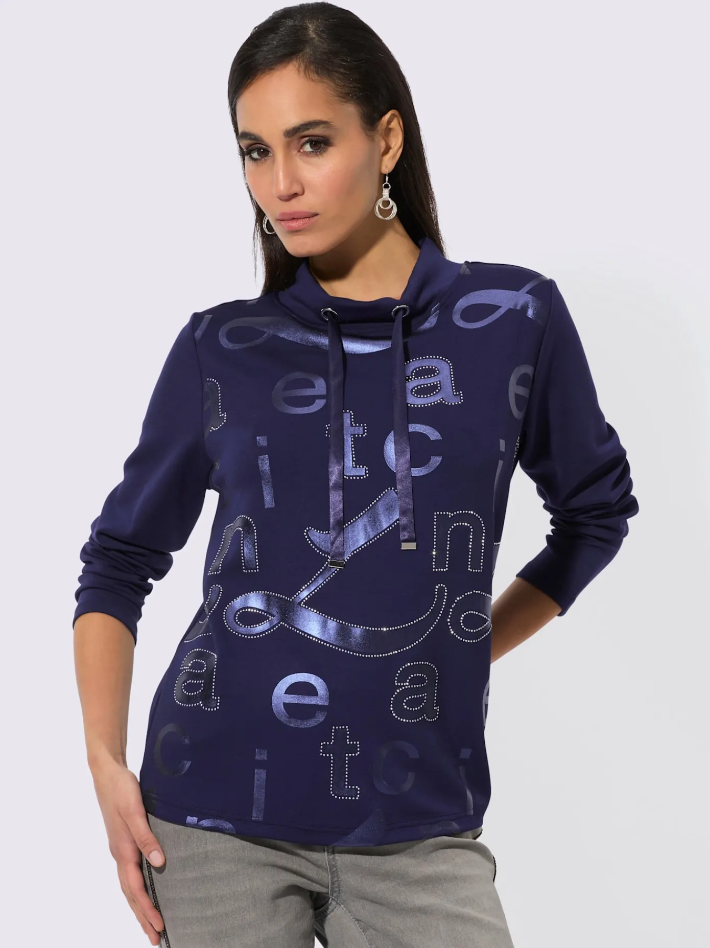 Creation L T-Shirts<T-shirt à manches longues 50% modal