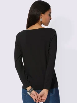 Creation L T-Shirts<T-shirt à manches longues avec viscose (ecovero)