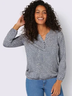 T-Shirts<T-shirt à manches longues affinant