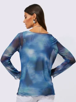 Creation L T-Shirts<T-shirt à manches longues avec viscose (ecovero)