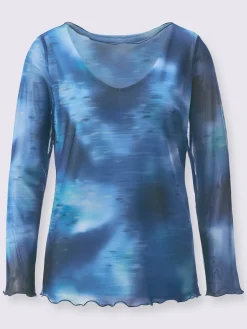 Creation L T-Shirts<T-shirt à manches longues avec viscose (ecovero)