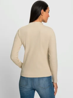 Rick Cardona T-Shirts<T-shirt à manches longues col montant tendance