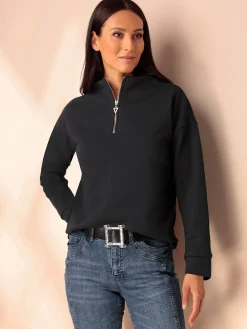 Rick Cardona Tenues De Détente|Pulls<T-shirt à manches longues col montant lisse