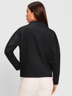 Rick Cardona Tenues De Détente|Pulls<T-shirt à manches longues col montant lisse