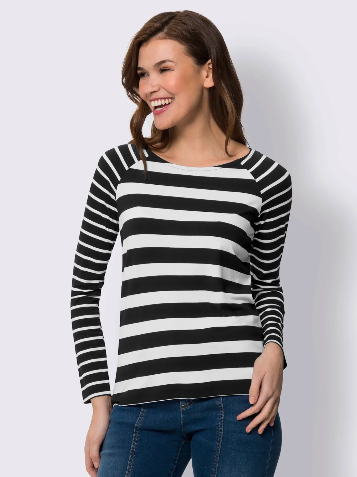 Best Connection T-Shirts<T-shirt à manches longues haut à rayures